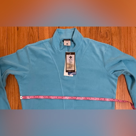 Colombia Glacial Ridge, 1/4 Zip, Size Large, Color Light Blue - Picture 4 of 5